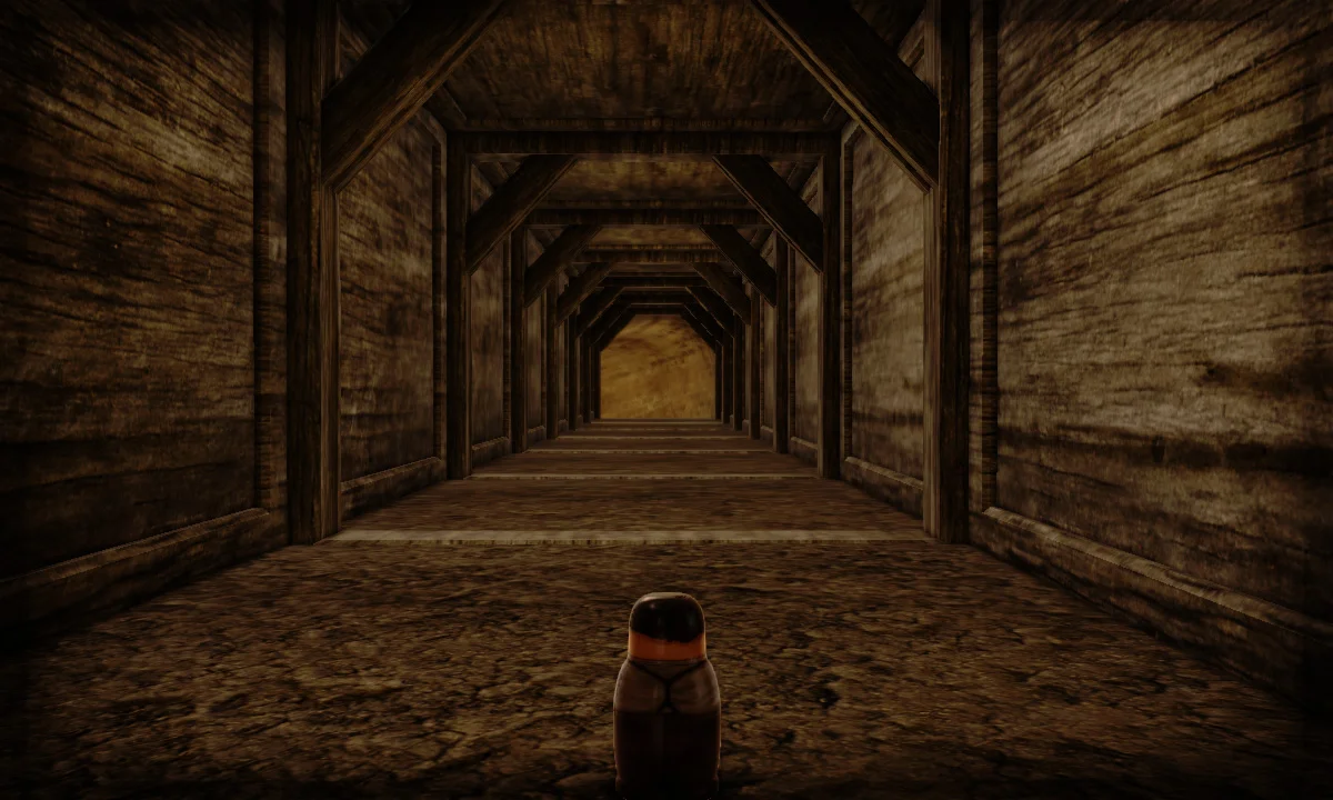 Hideout path (unlit)