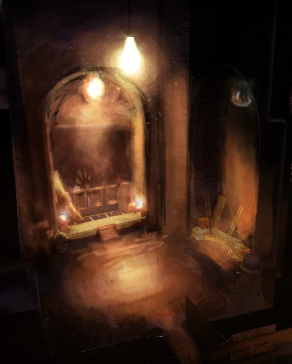 Secret hideout (lit)