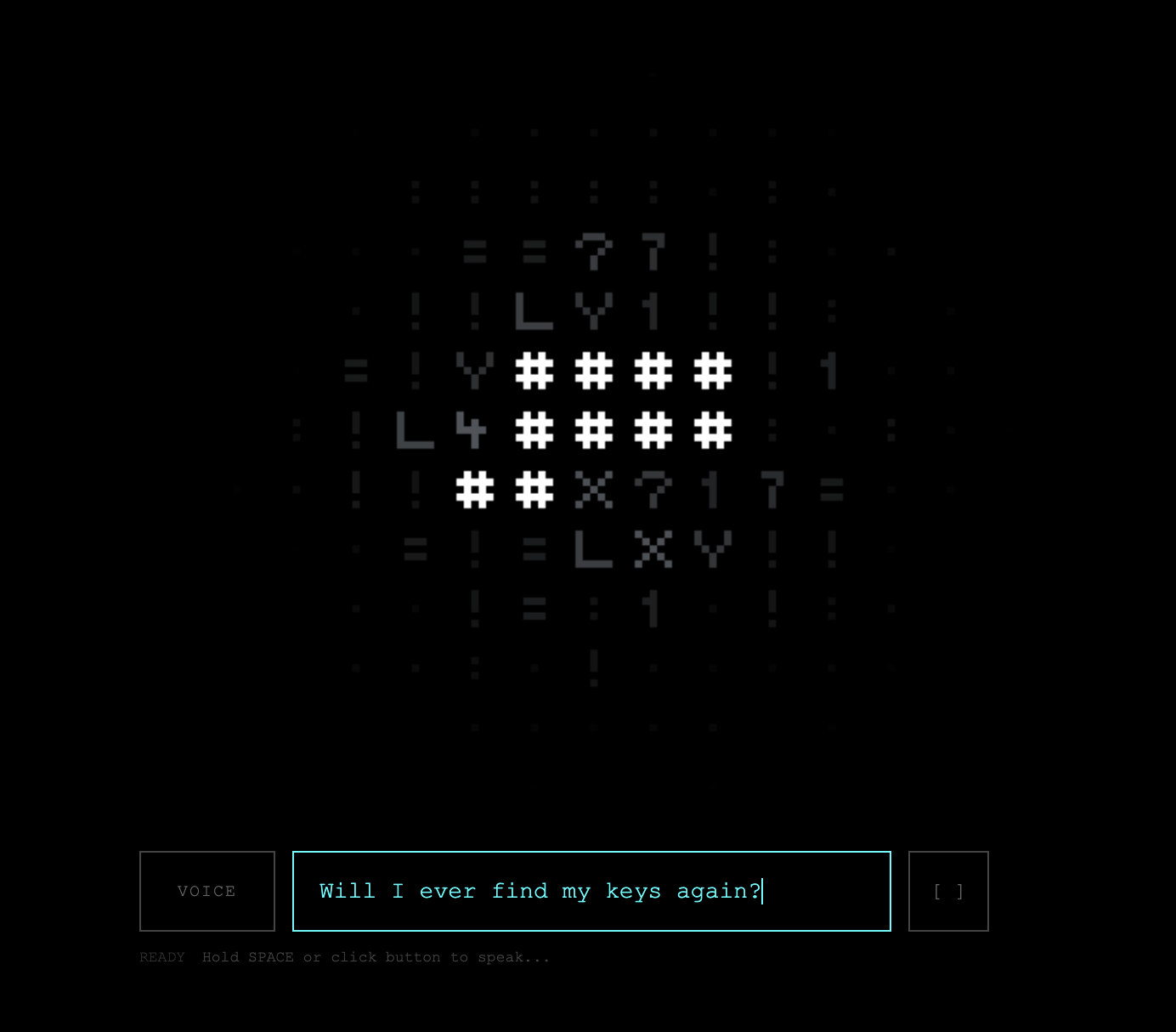 Magic 8 Ball interface