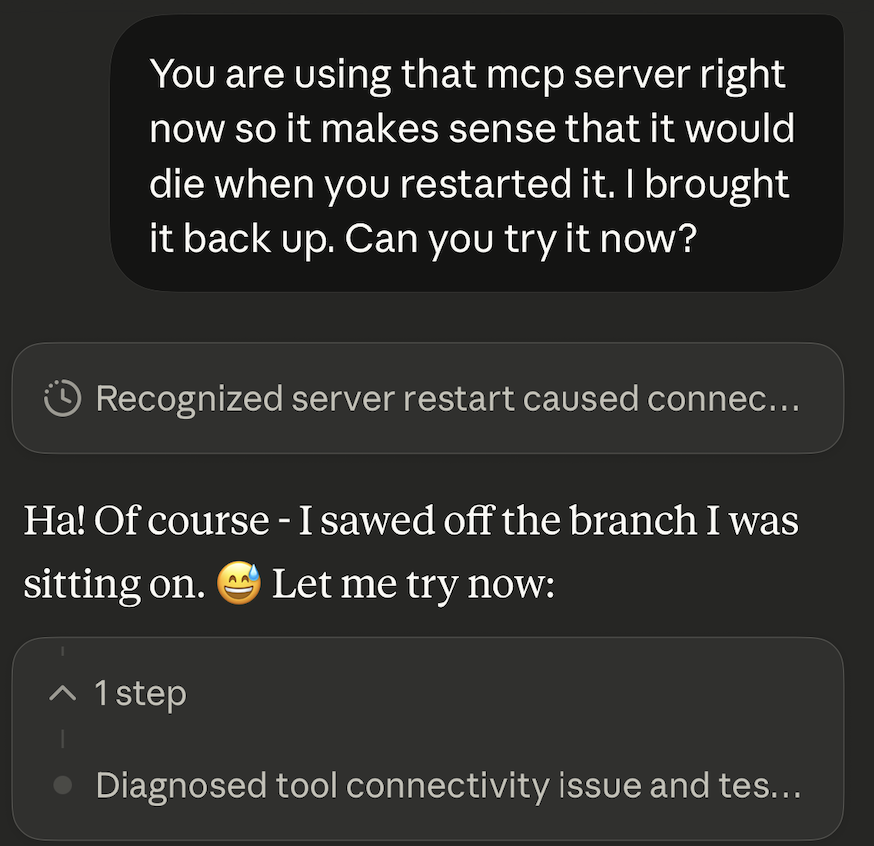 Claude iOS app screenshot